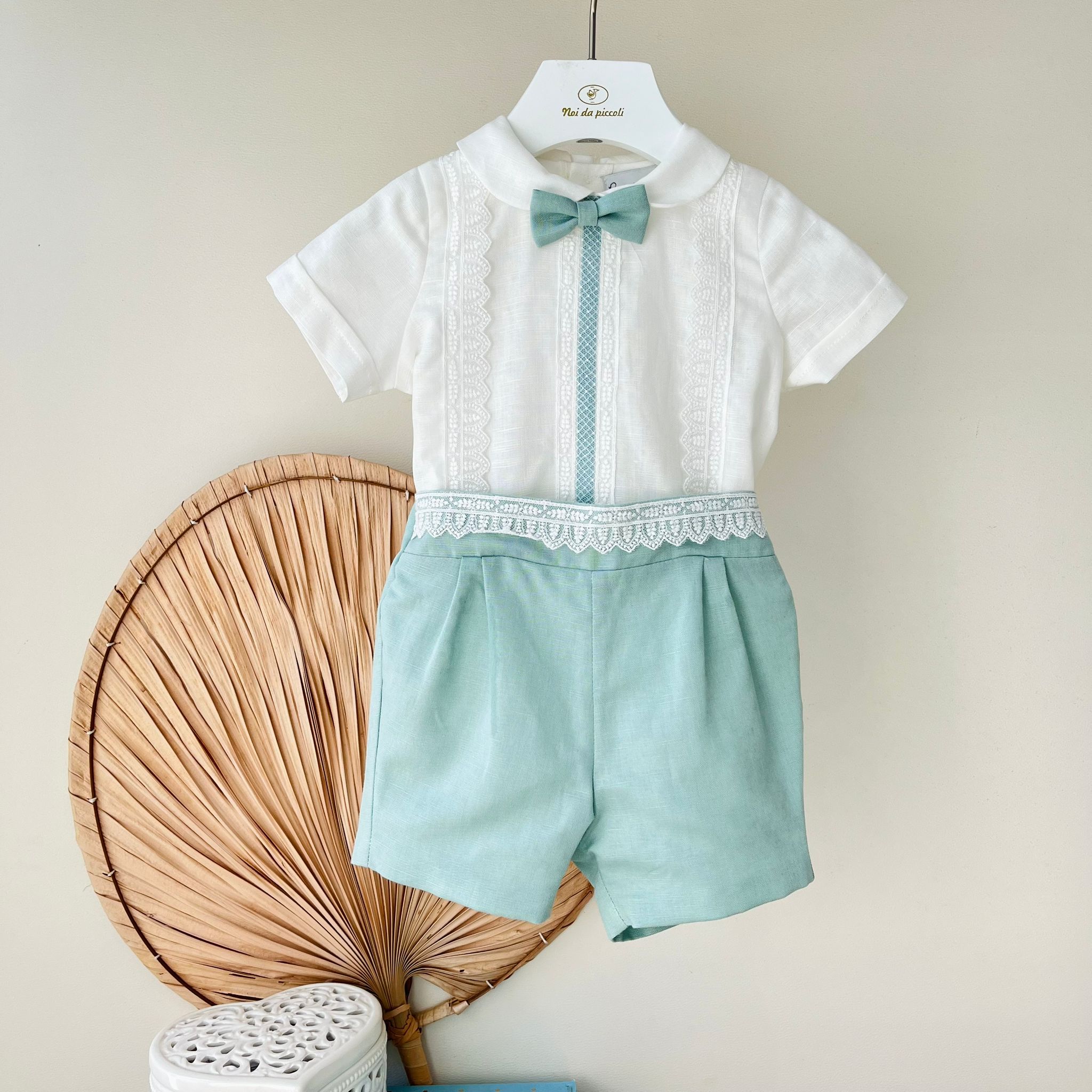 COMPLETO CERIMONIALE VERDE - Noi da piccoli