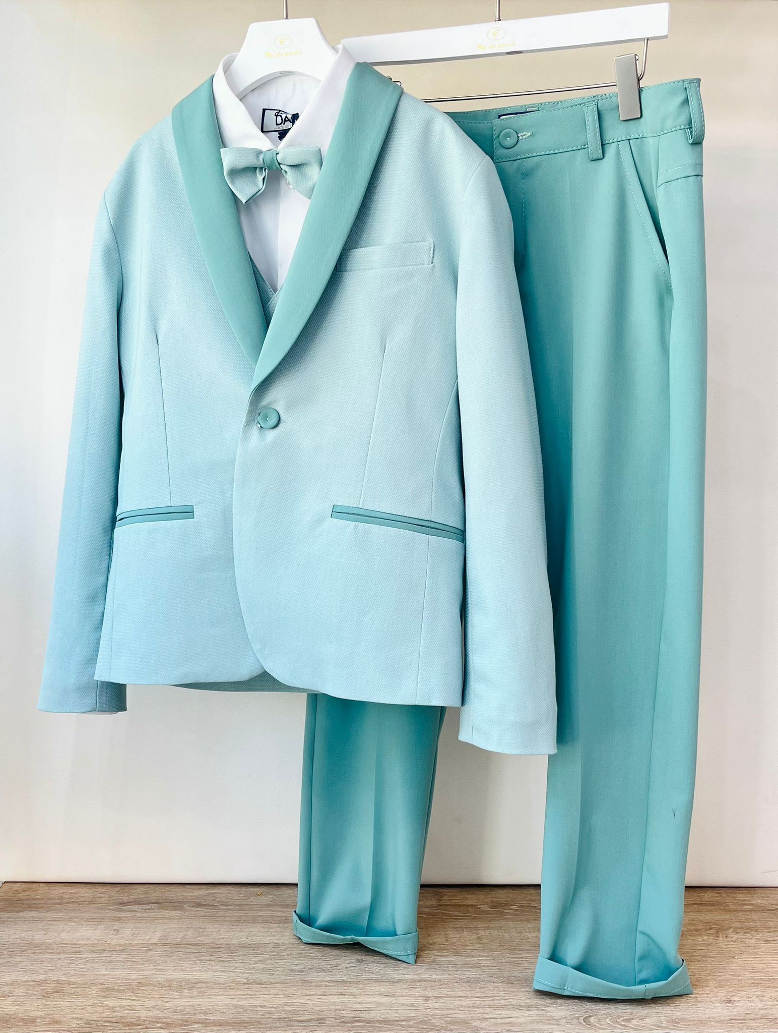 COMPLETO CERIMONIALE VERDE - Noi da piccoli