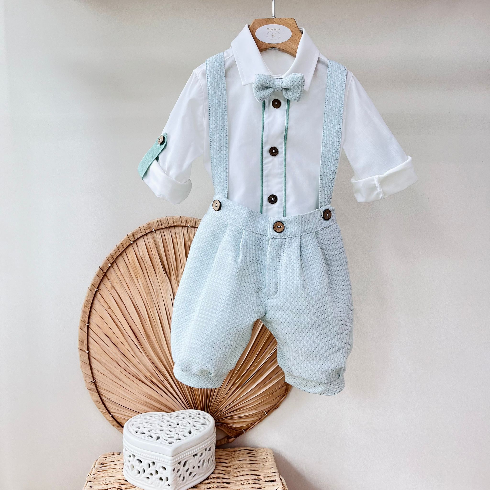 COMPLETO CERIMONIALE VERDE - Noi da piccoli