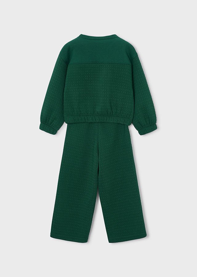 COMPLETO COTONE CALDO VERDE - Noi da piccoli