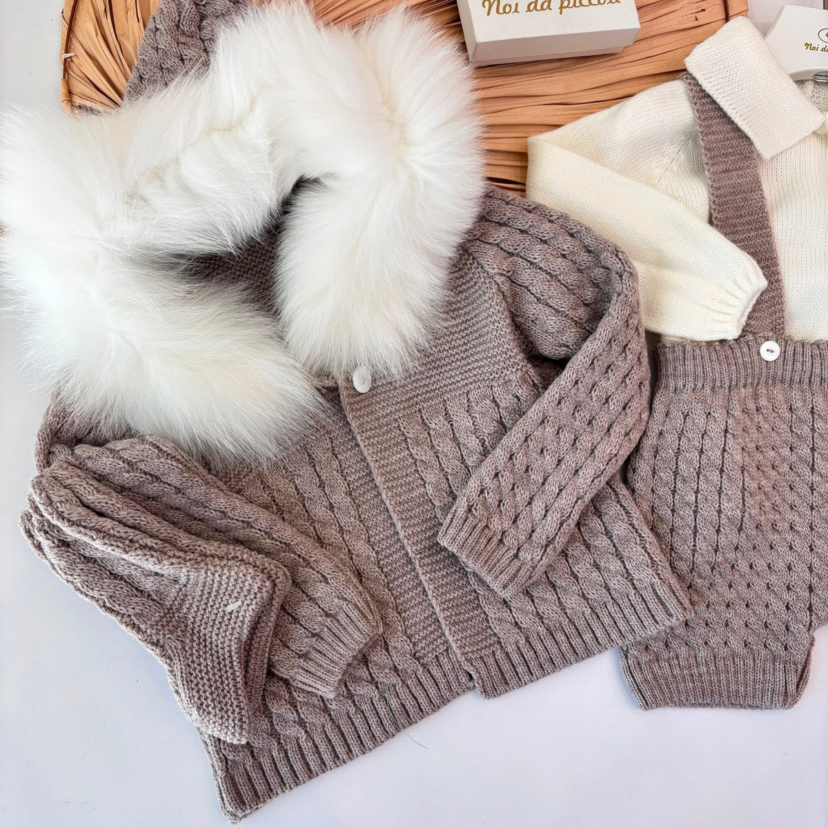 Mink Brushed Yarn Set Juliana - Noi da piccoli