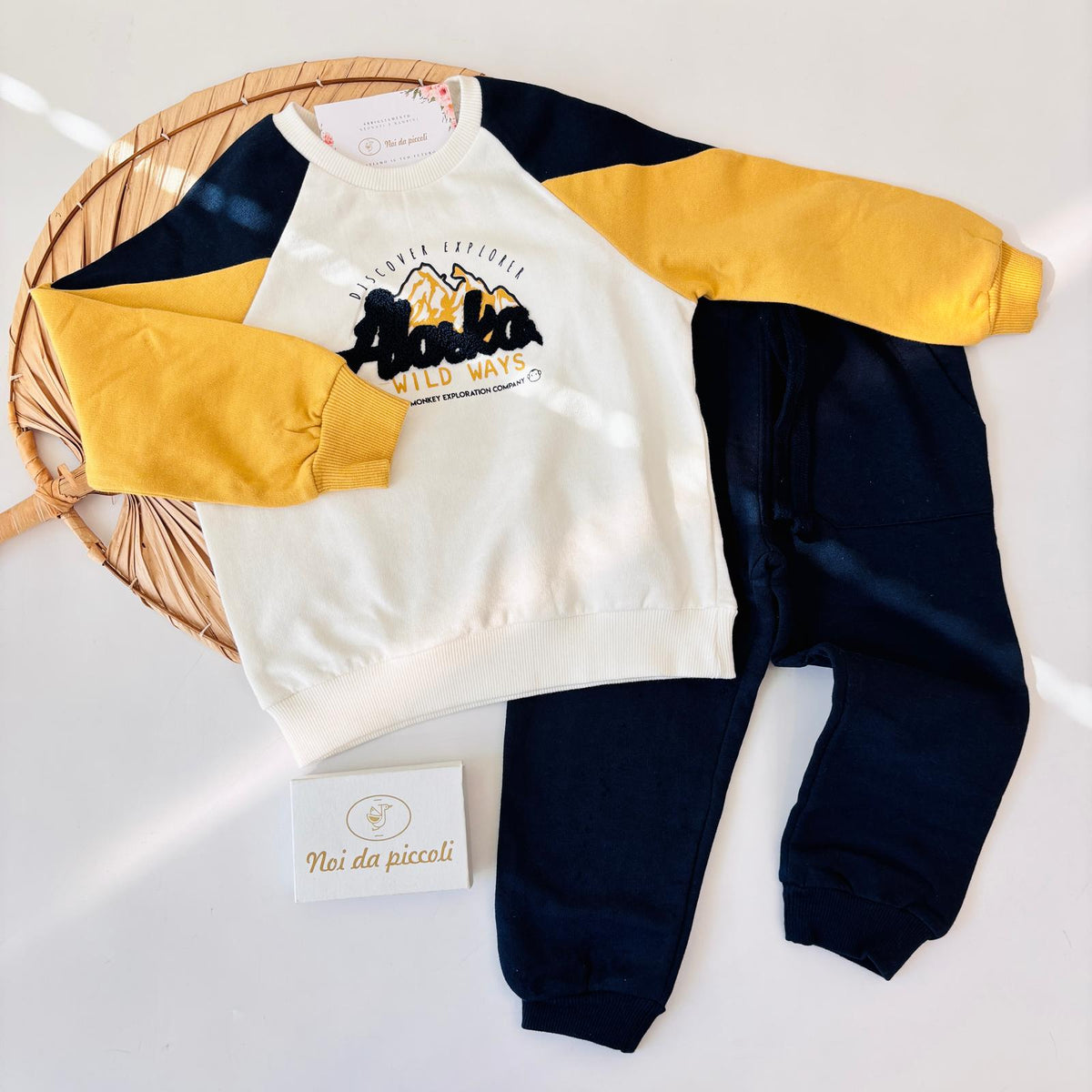 Blue Brushed Cotton Set STREET MONKEY