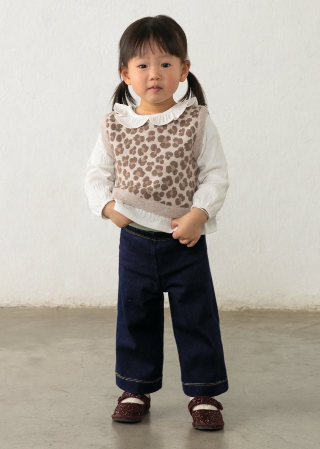 Completo in Cotone Caldo Blu con Fantasia Animalier Mayoral - dettaglio 2