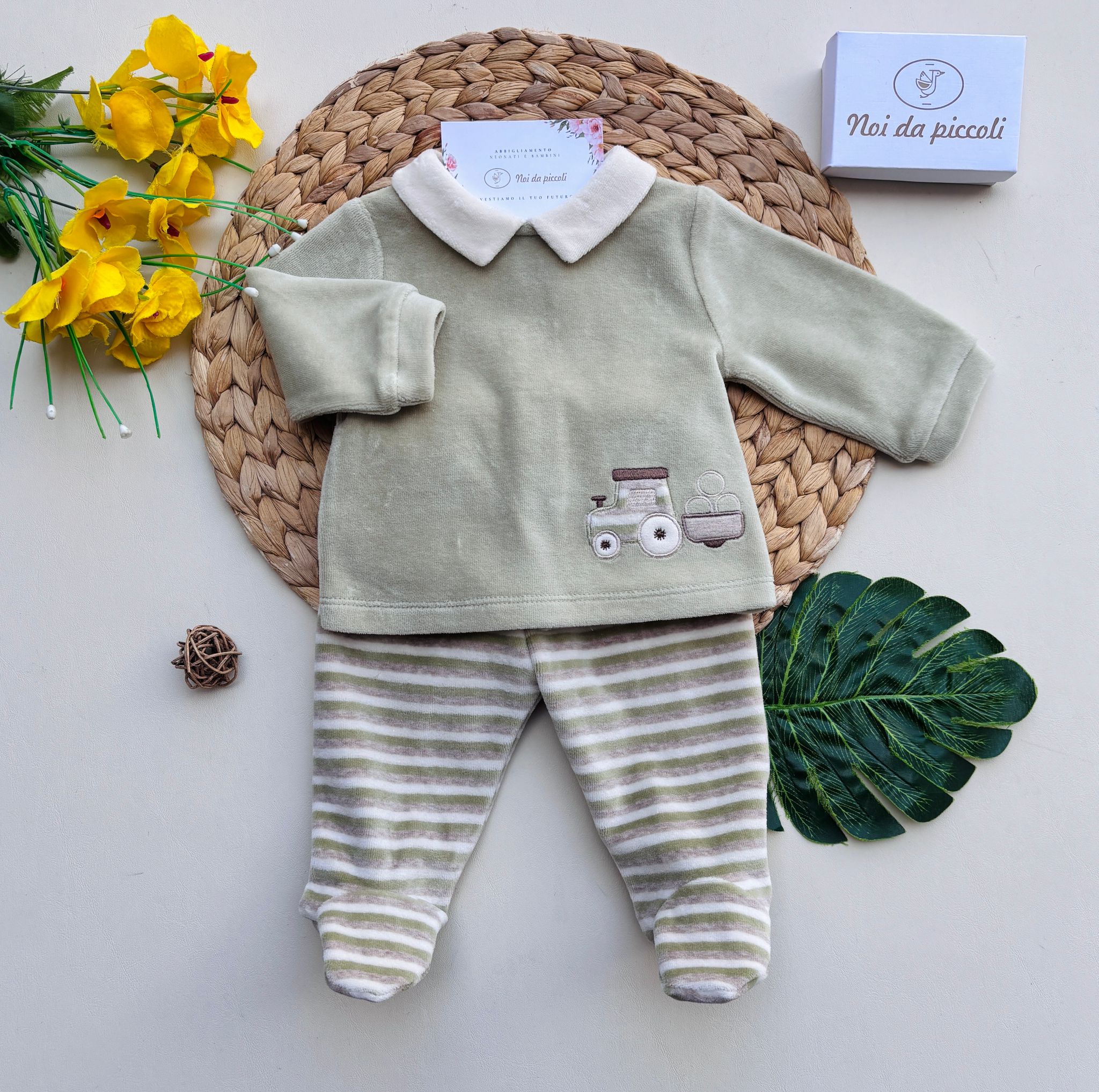 COMPLETO VERDE - Noi da piccoli