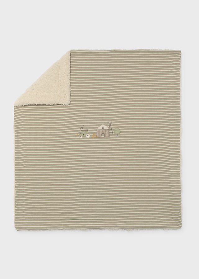 Coperta Tema Fattoria in Filato Caldo Verde Mayoral