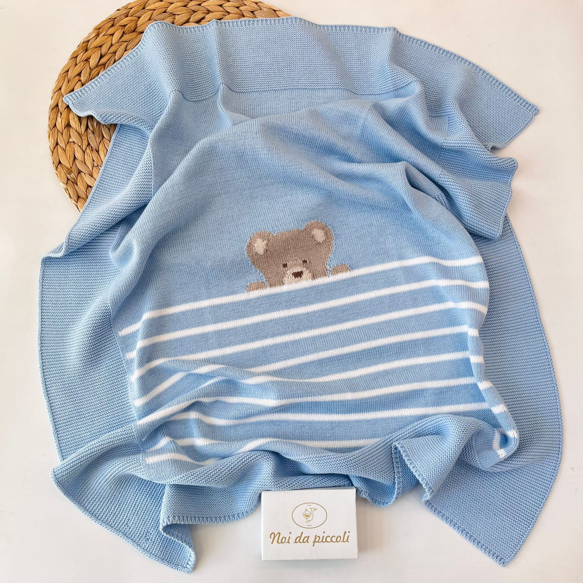 copertina 100% FILO DI COTONE CIELO - Noi da piccoli