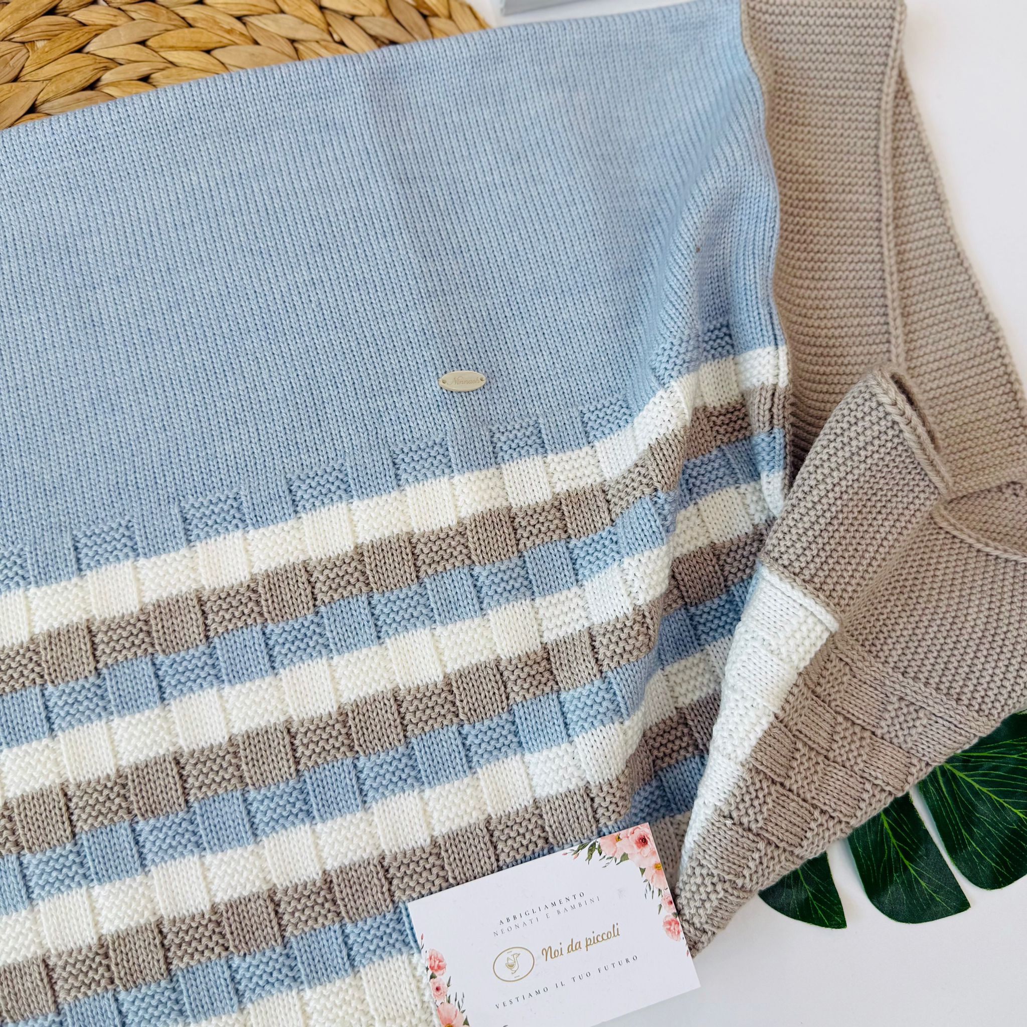 copertina 100% LANA MIX DI COLORI - Noi da piccoli