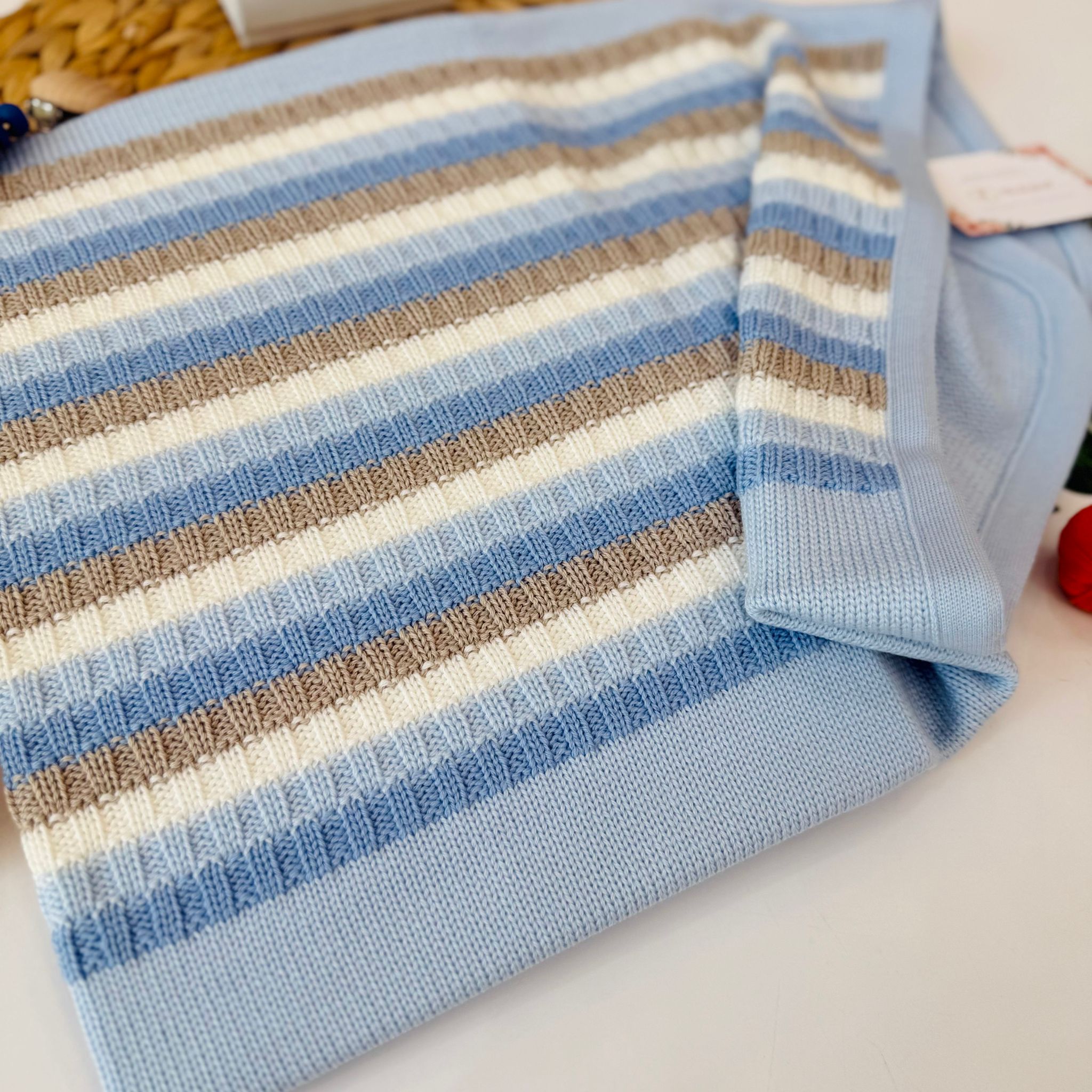 copertina 100% LANA MIX DI COLORI - Noi da piccoli