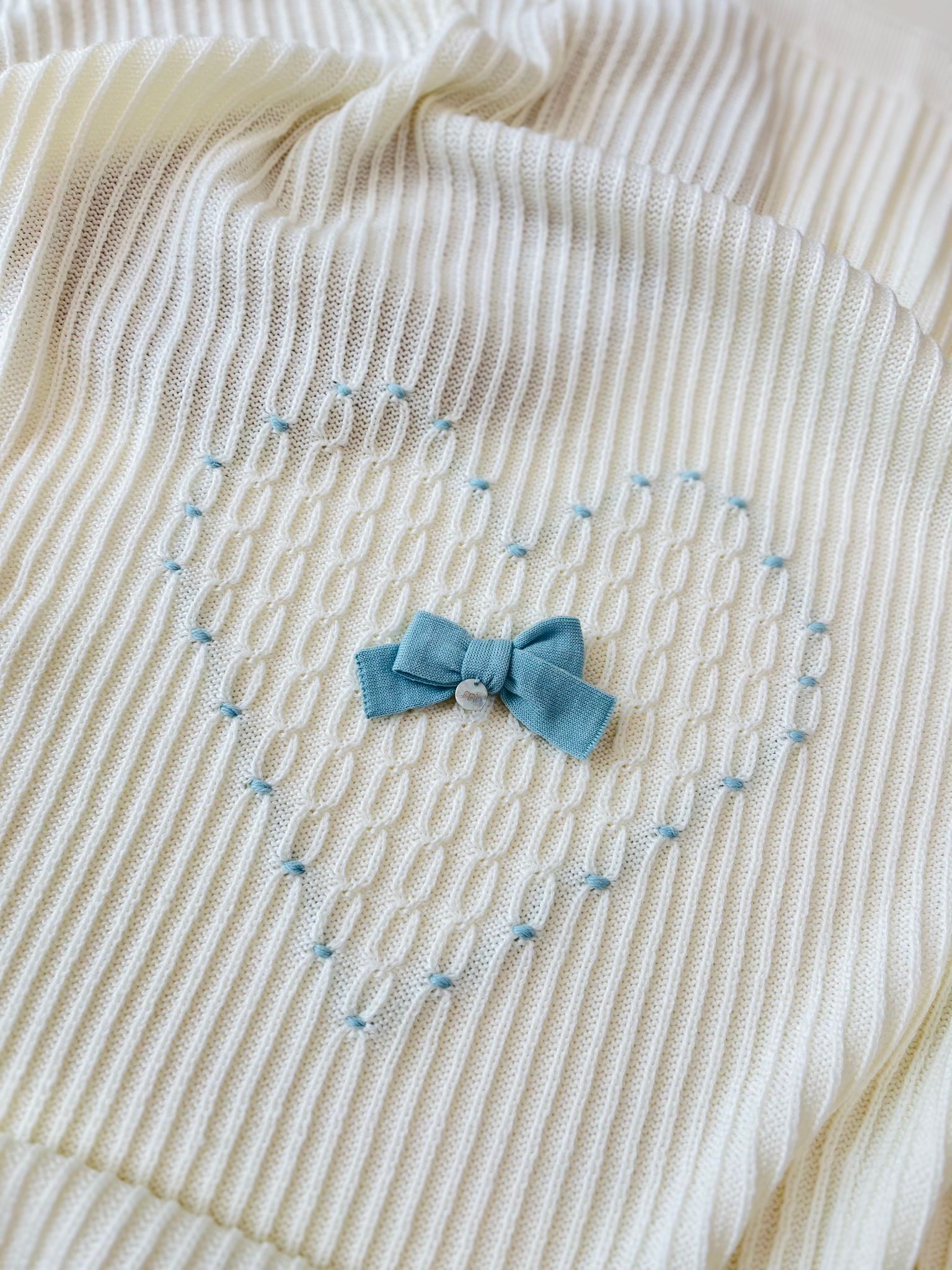 copertina 100% LANA VANIGLIA ACQUA MARINA - Noi da piccoli