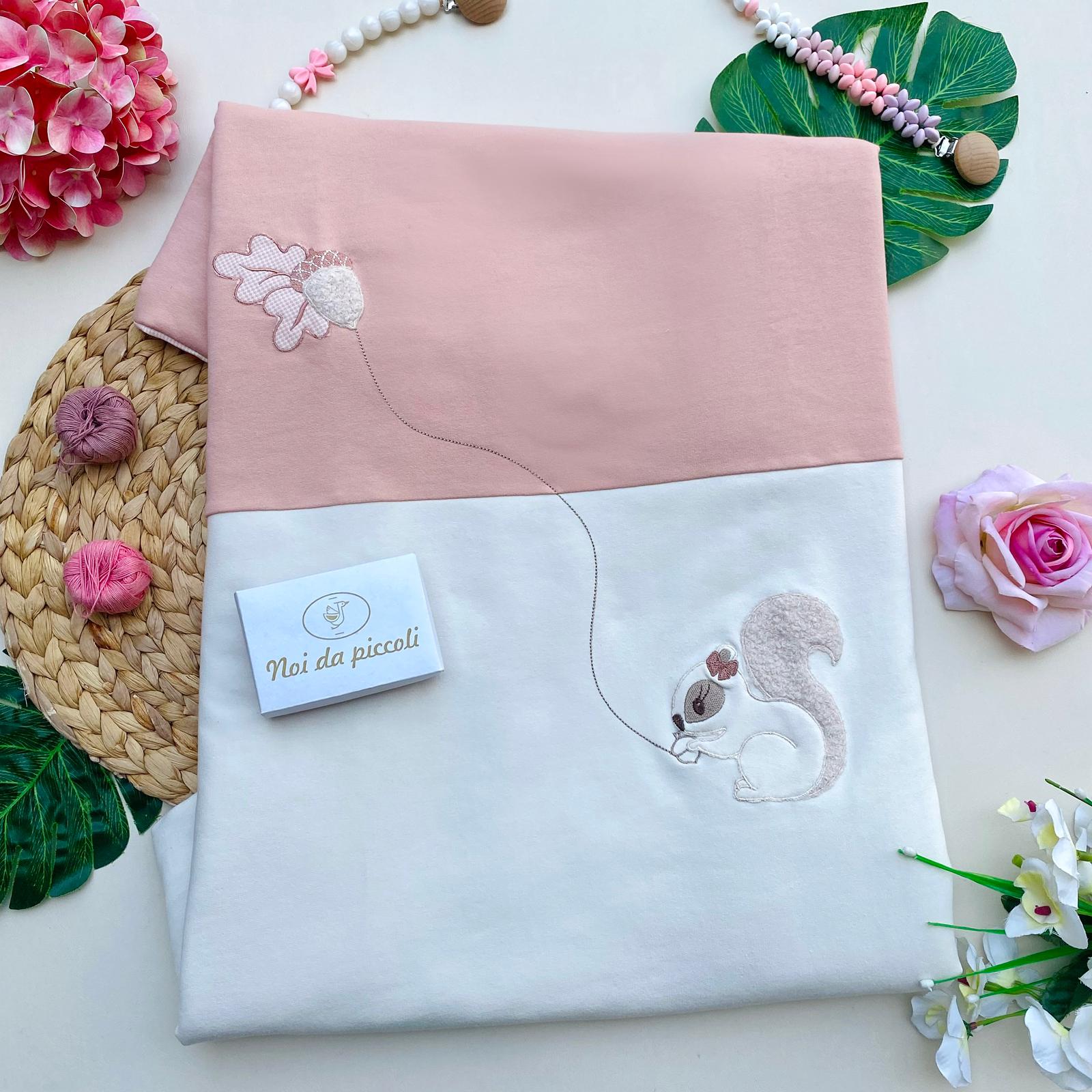 copertina caldo cotone ROSA - Noi da piccoli