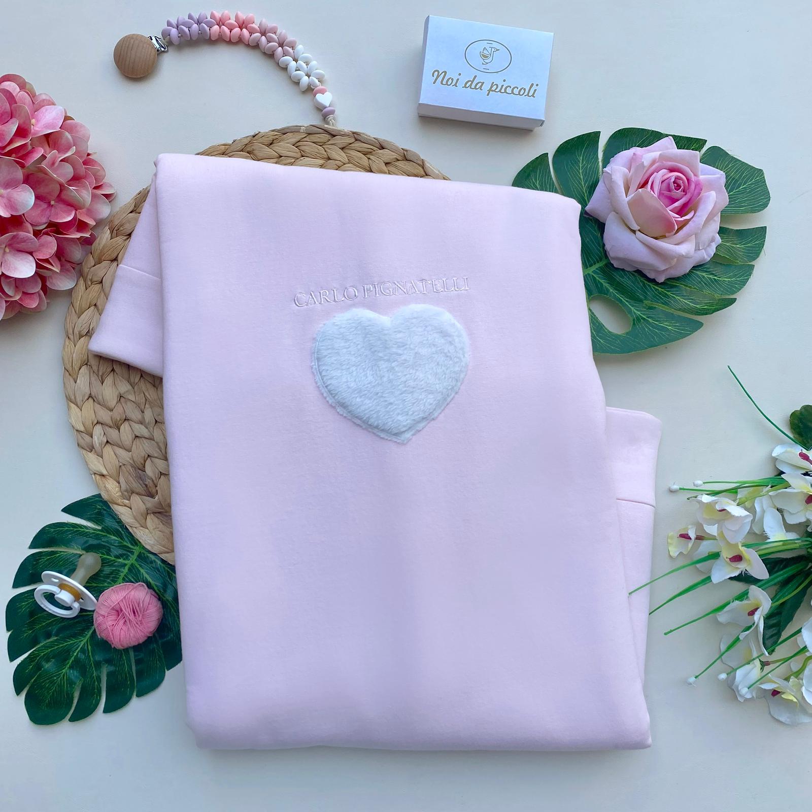 copertina caldo cotone ROSA - Noi da piccoli