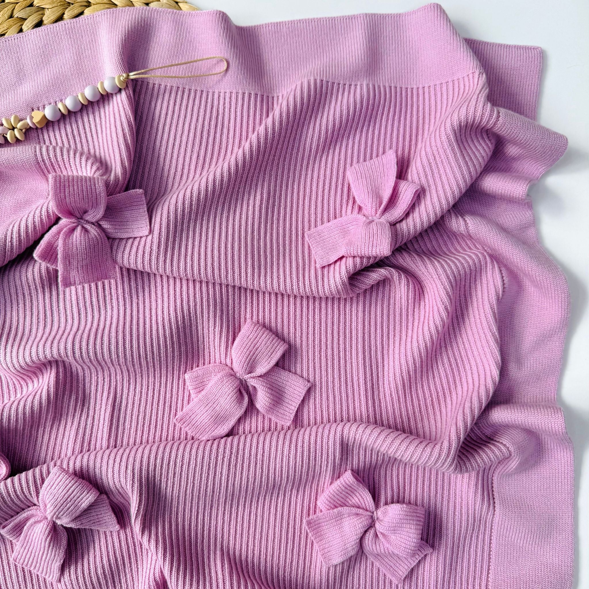 COPERTINA COSTINE 100% LANA LILLATA - Noi da piccoli