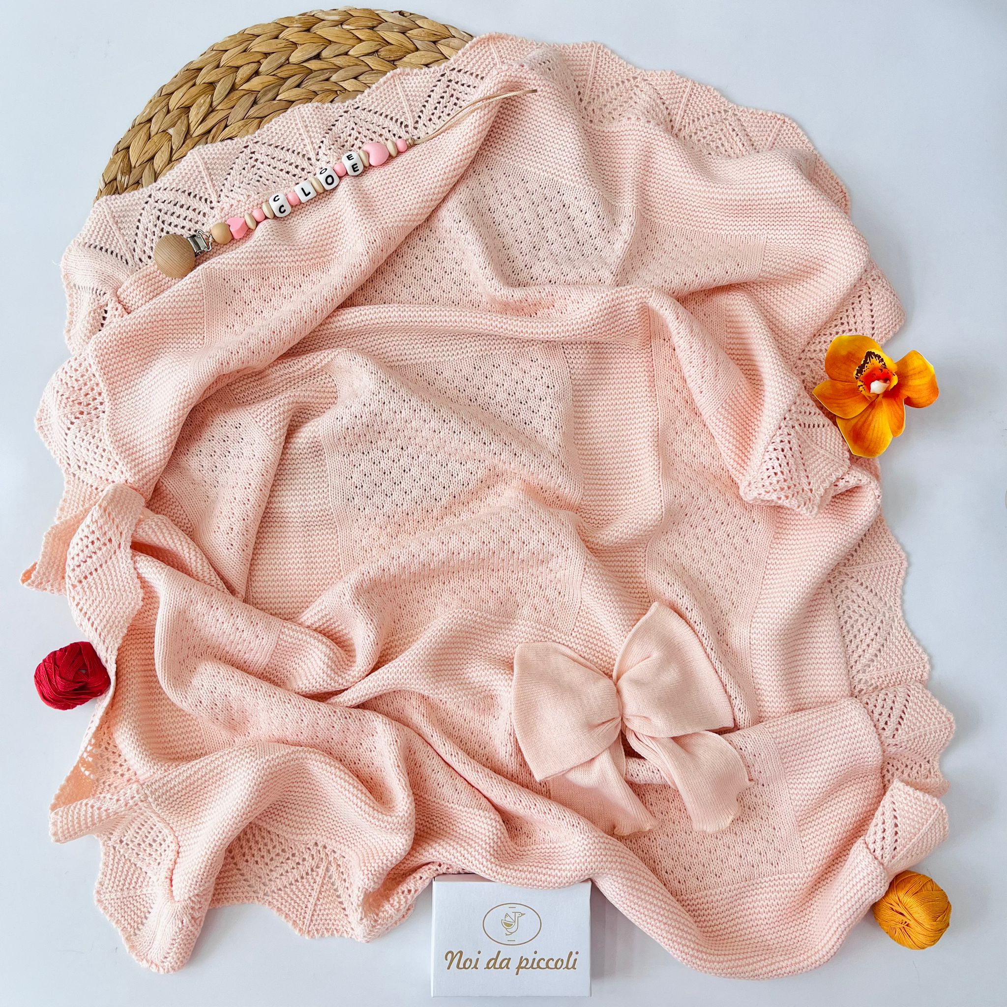 COPERTINA FIOCCO CIPRA PEACH FILATO CALDO - Noi da piccoli