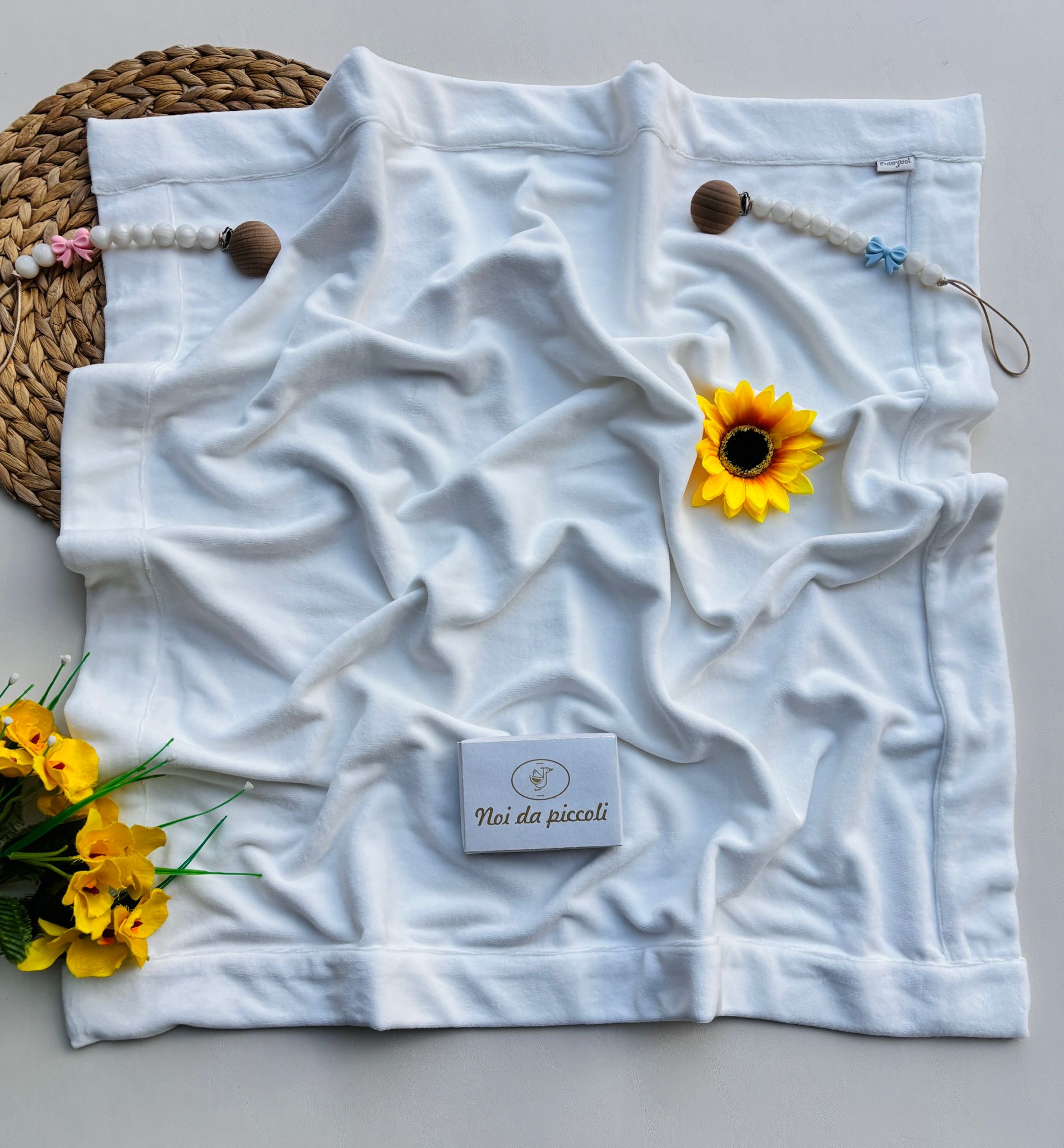 COPERTINA IN CINIGLIA BIANCO - Noi da piccoli