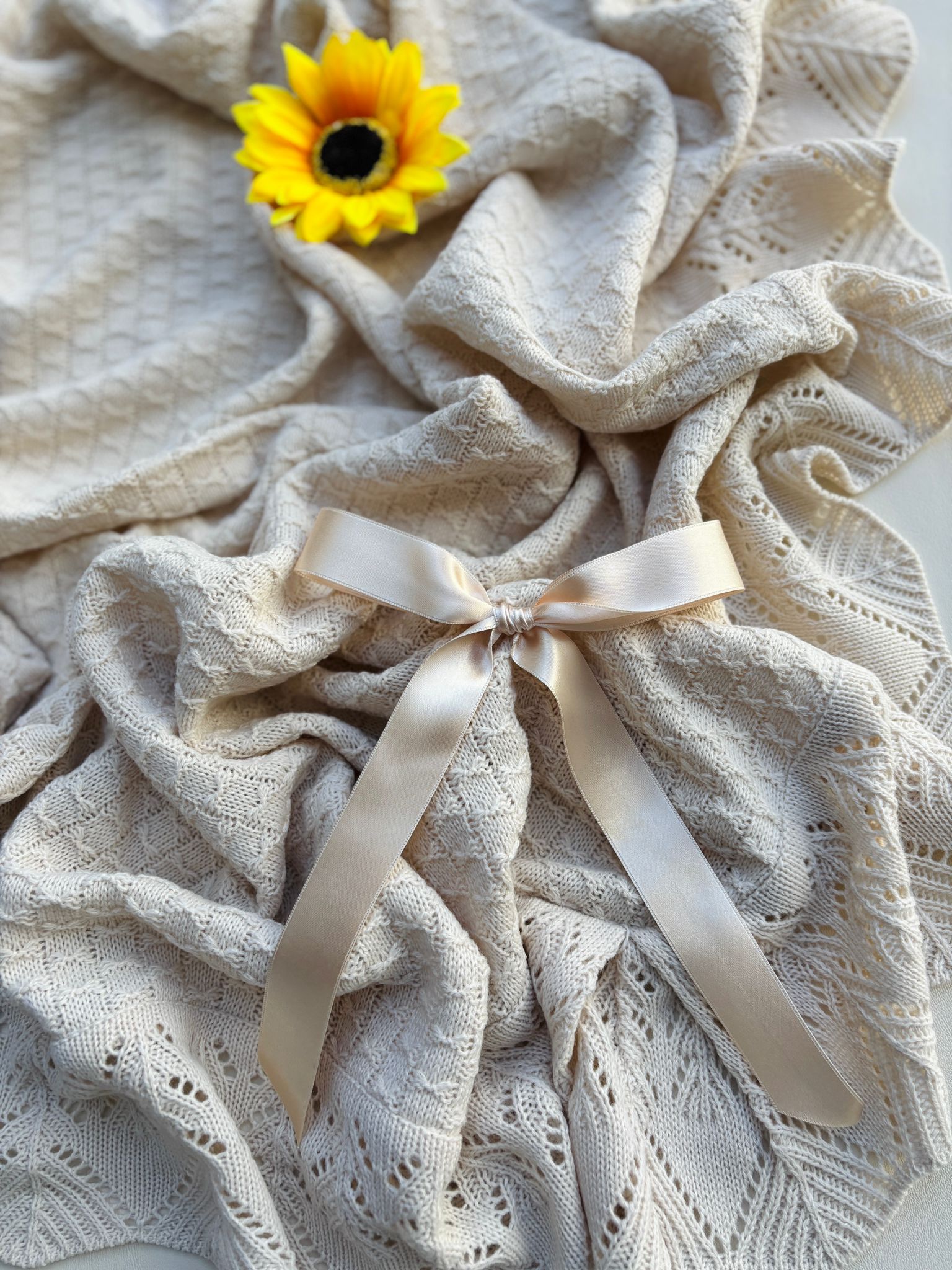 COPERTINA IN FILATO CALDO CREMA - Noi da piccoli