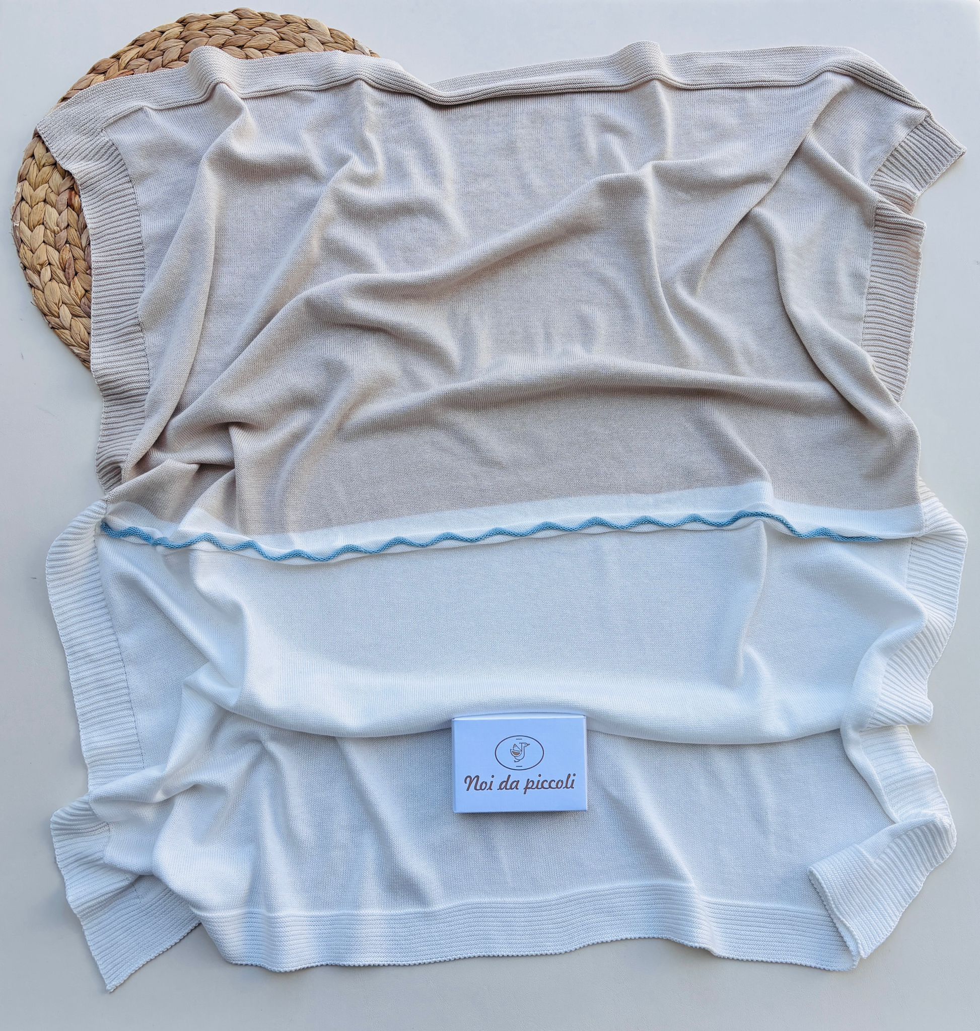 COPERTINA IN FILO TORTORA - Noi da piccoli