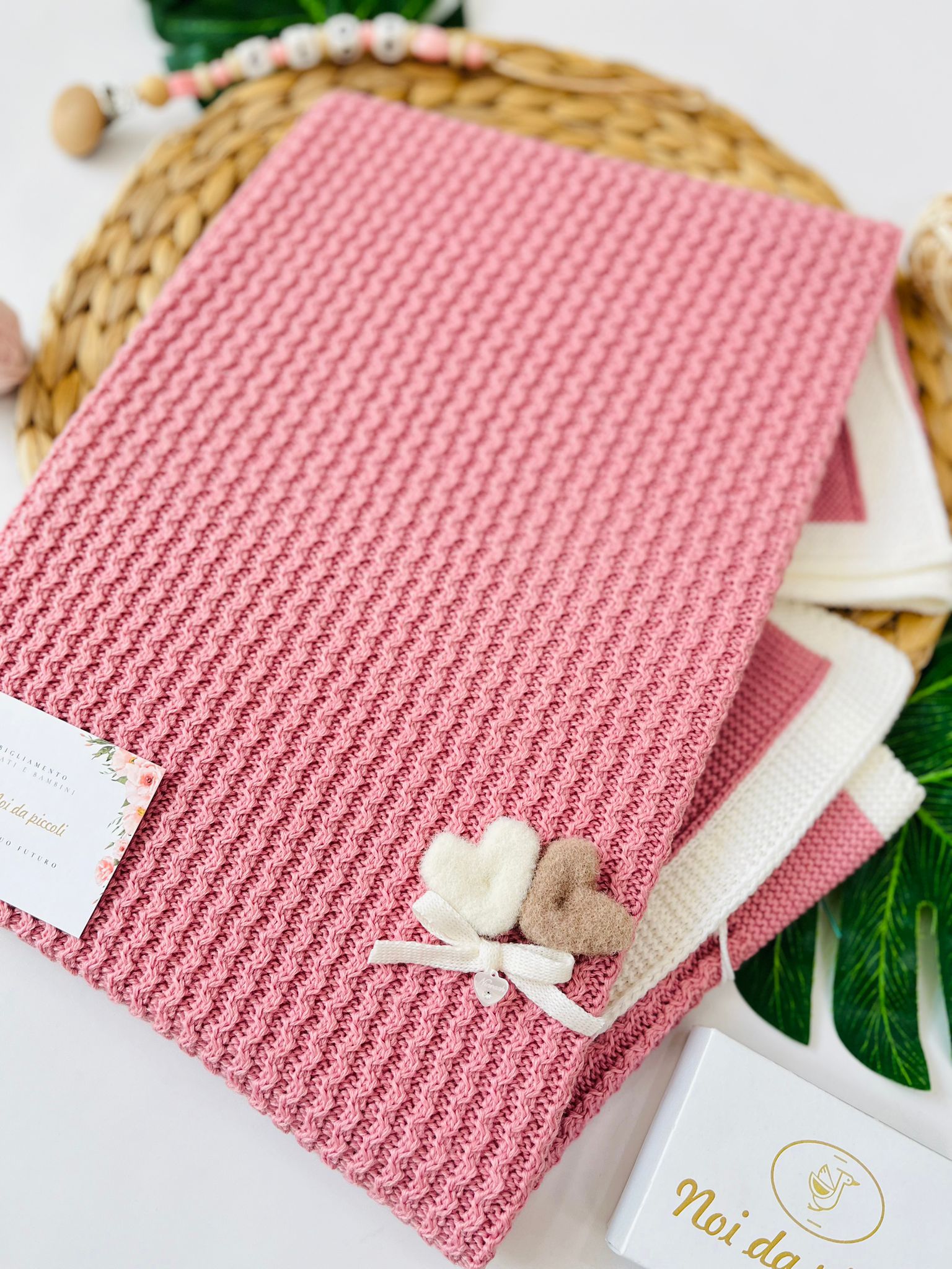 COPERTINA KNIT Lana MALVA - Noi da piccoli