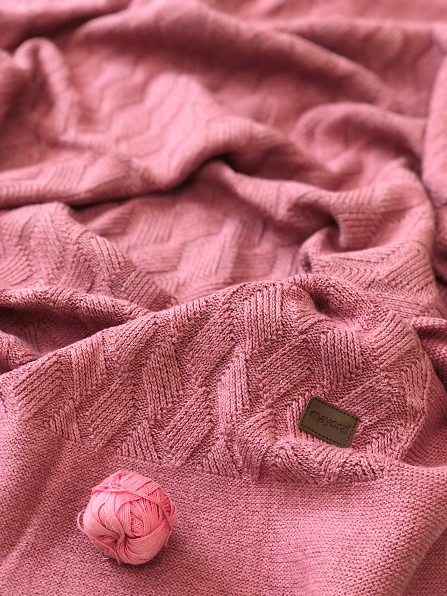 COPERTINA ROSA MID FILO DI CALDO COTONE - Noi da piccoli