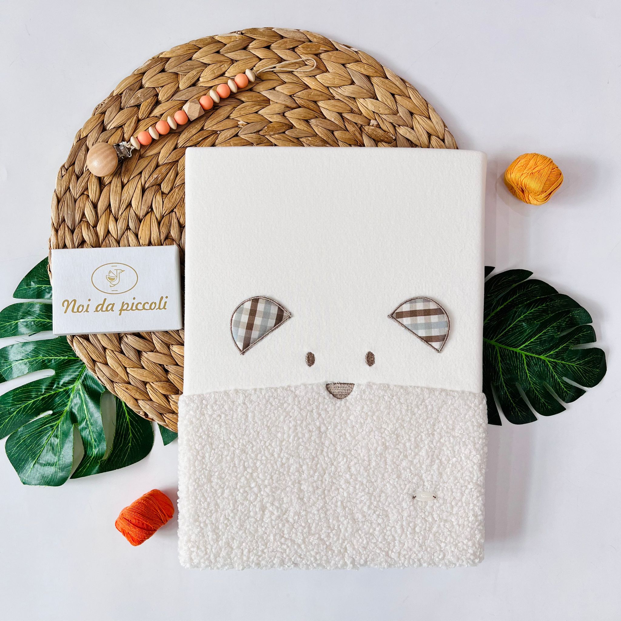 COPERTINA SHERPA COTONE CALDO PANNA - Noi da piccoli