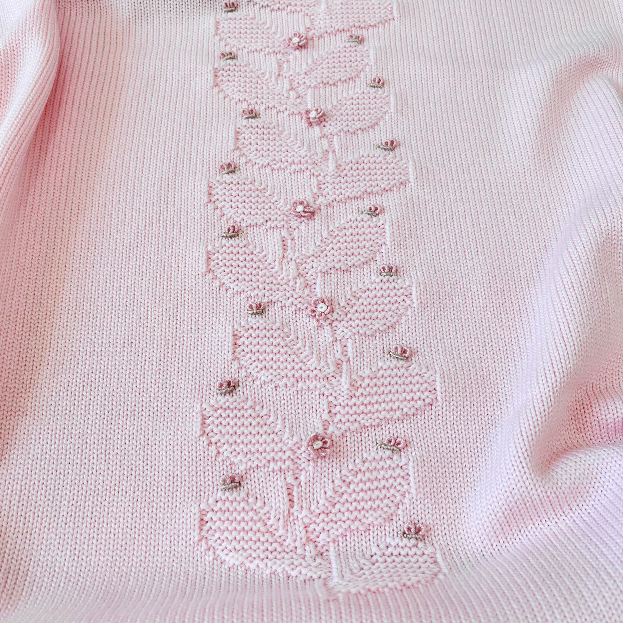 COPERTINA TICHE 100% LANA MERINO ROSA - Noi da piccoli