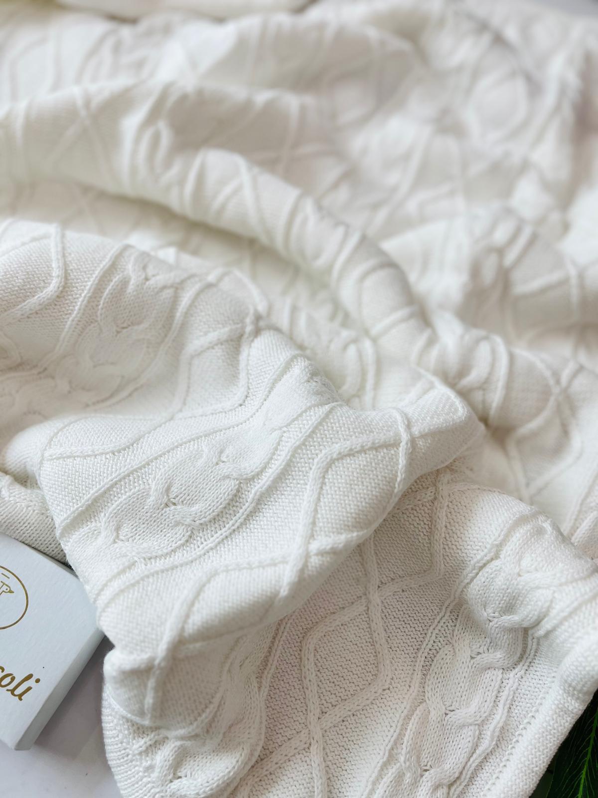 COPERTINA TRICOT SOFFICE E CALDA PANNA - Noi da piccoli