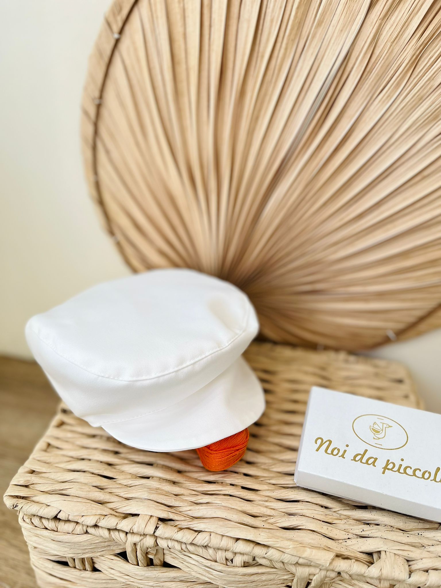 COPPOLA IN RASO PANNA - Noi da piccoli