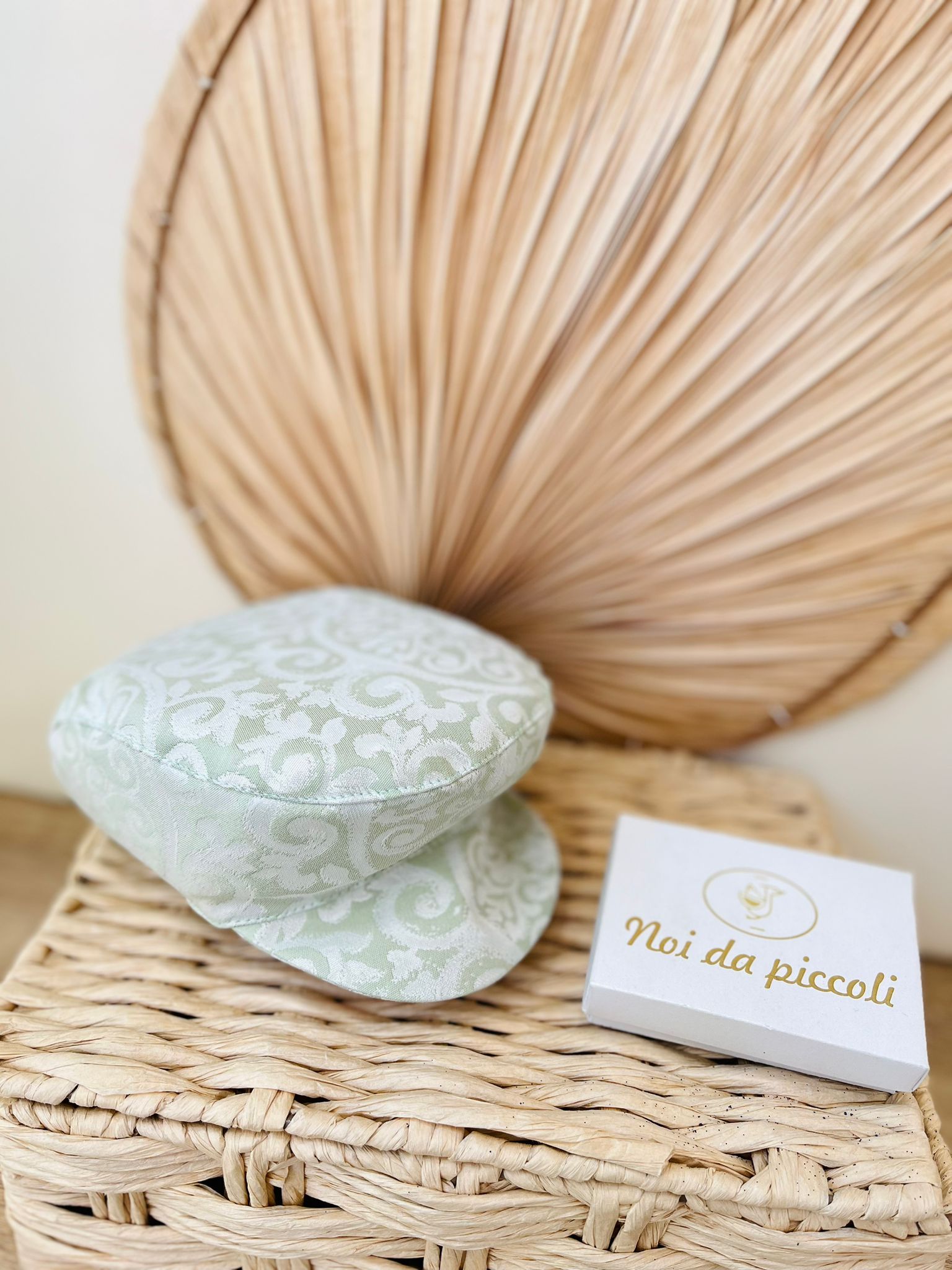 COPPOLA JACQUARD VERDE - Noi da piccoli