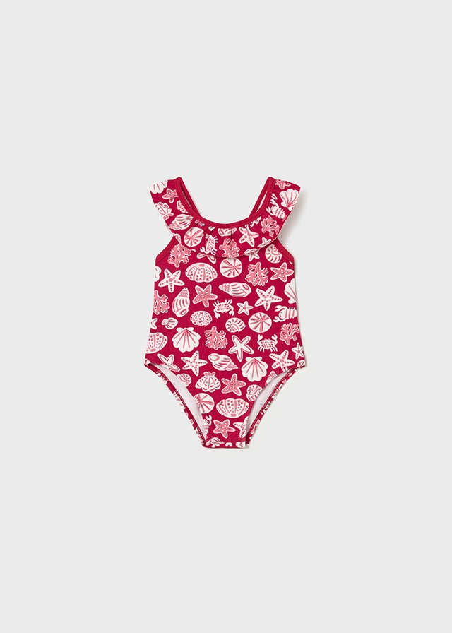 COSTUME INTERO CON DISEGNINI ROSSO - Noi da piccoli