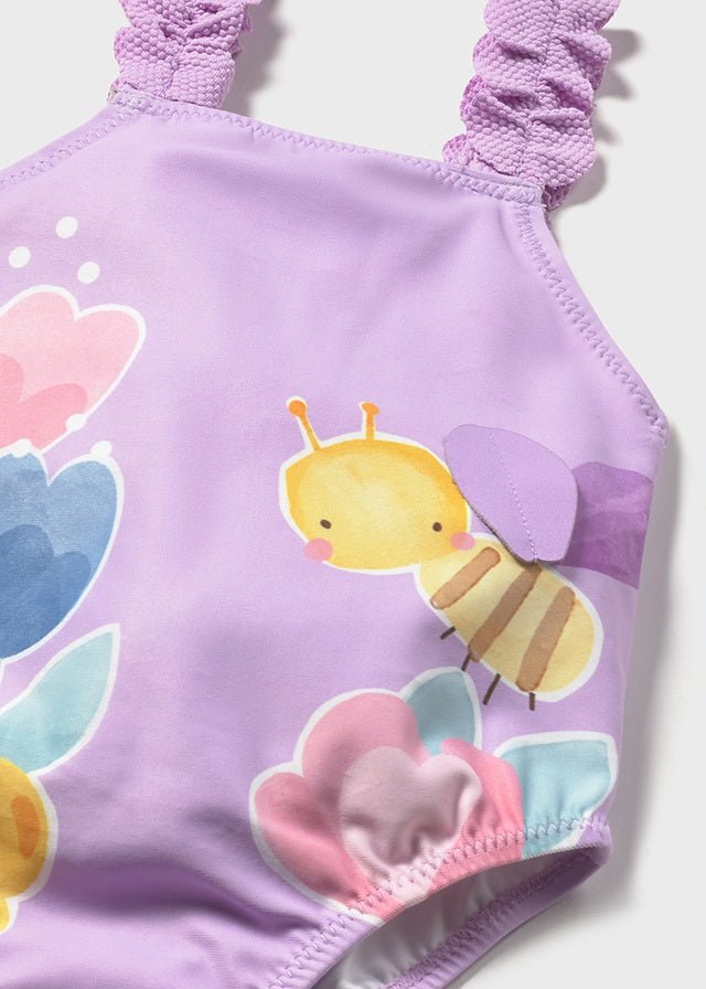 COSTUME INTERO CON DISEGNINI VIOLA - Noi da piccoli