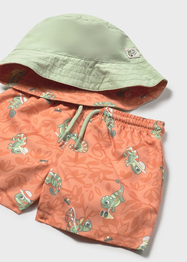 COSTUMINO CON CAPPELLINO ARANCIO - Noi da piccoli