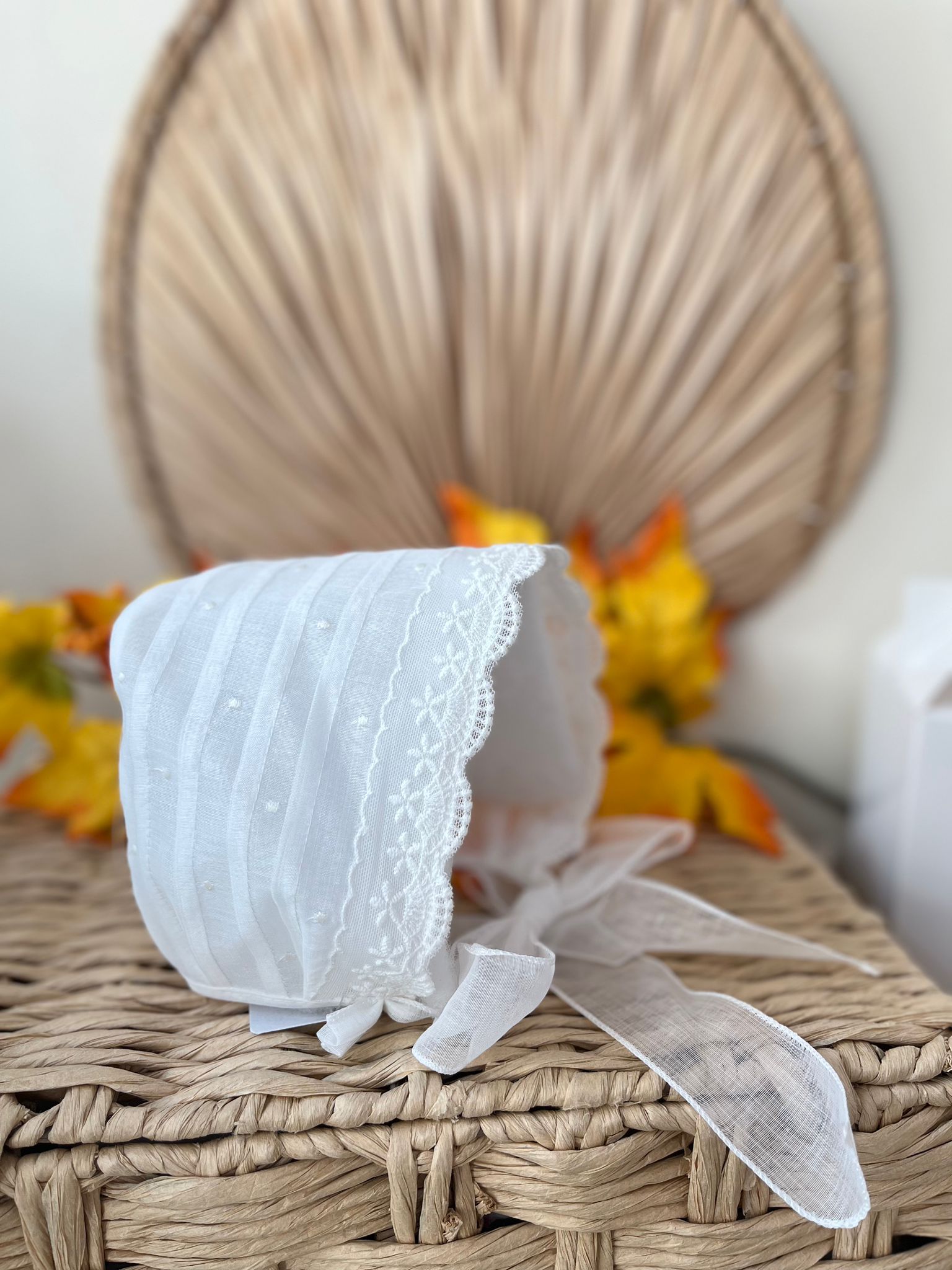 CUFFIA CERIMONIALE POIS BIANCO - Noi da piccoli