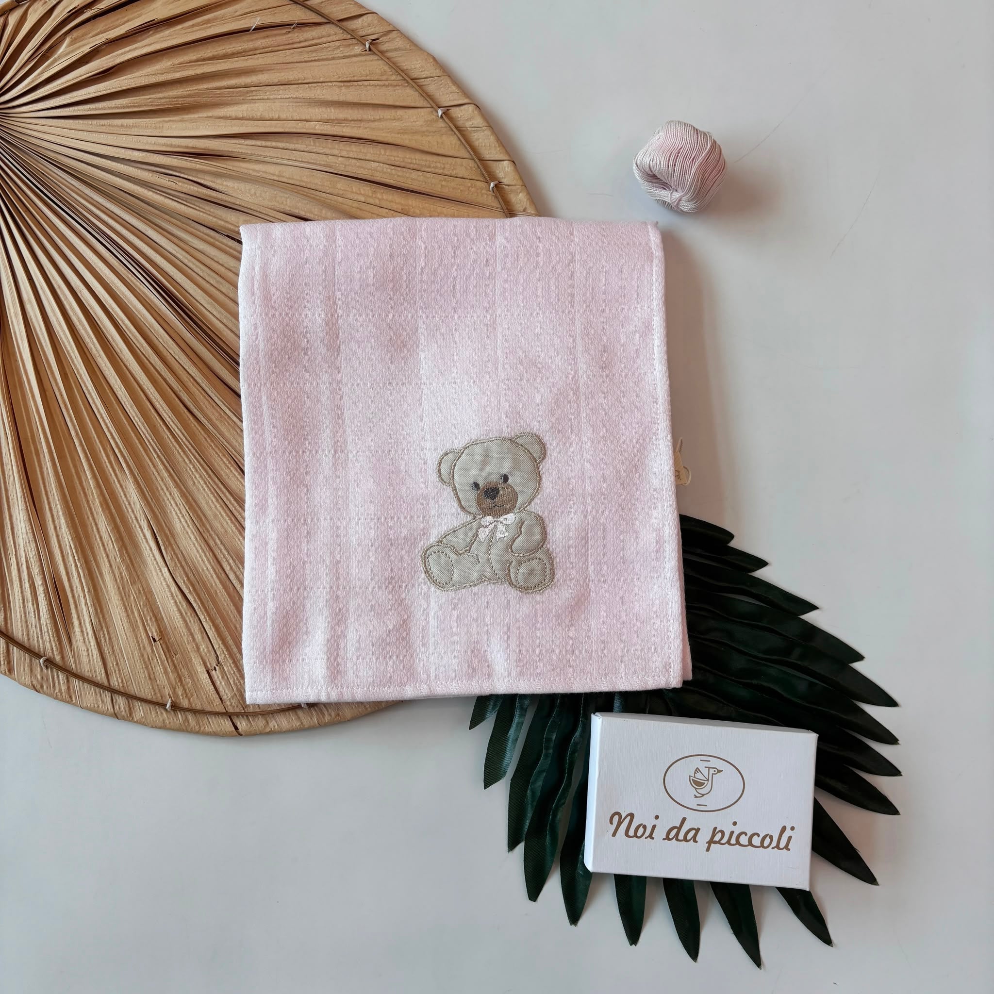 MUSSOLA 100% COTONE ORSETTO ROSA