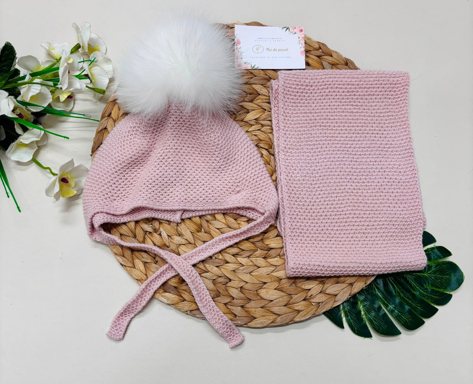 SET 2 PZ FILATO CALDO ROSA