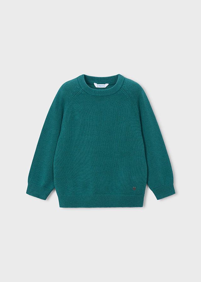 MAGLIA VERDE IN FILATO CALDO