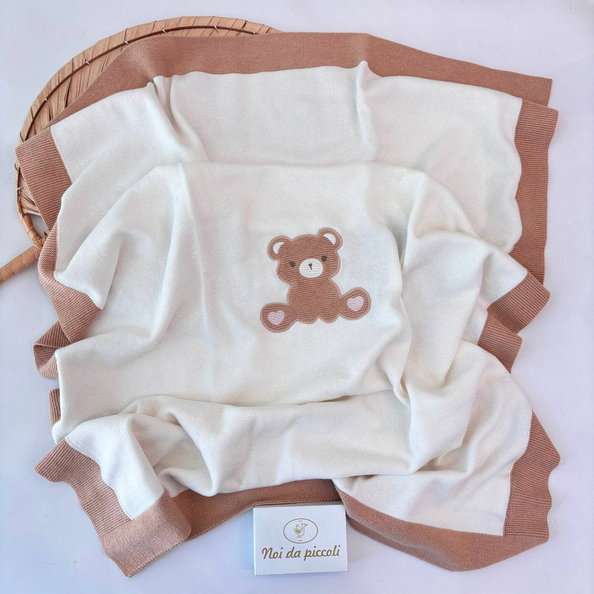 Coperta IN FILATO CALDO ROSA CON TEDDY