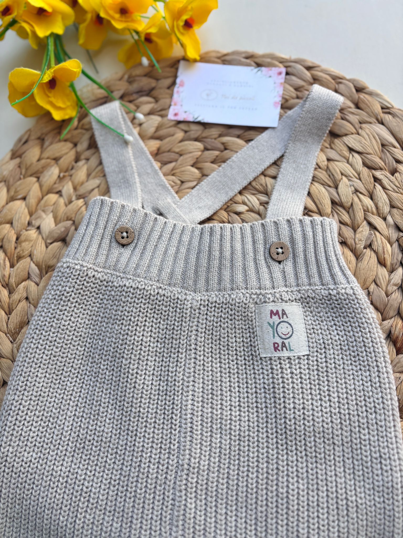 SALOPETTE IN FILO  BEIGE