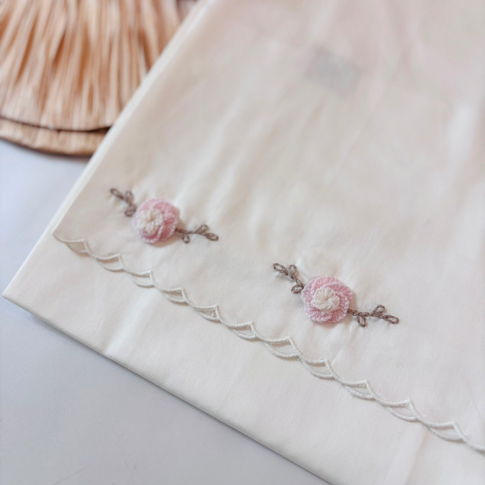 set lenzuola 100 % COTONE PANNA