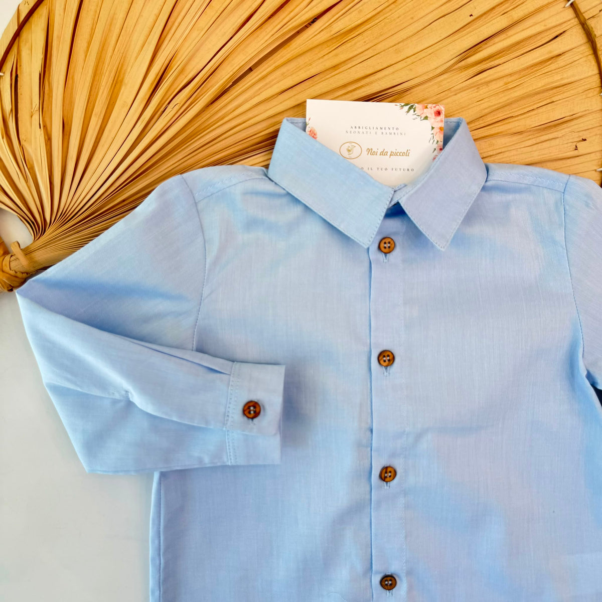 CAMICIA IN COTONE CALDO CIELO