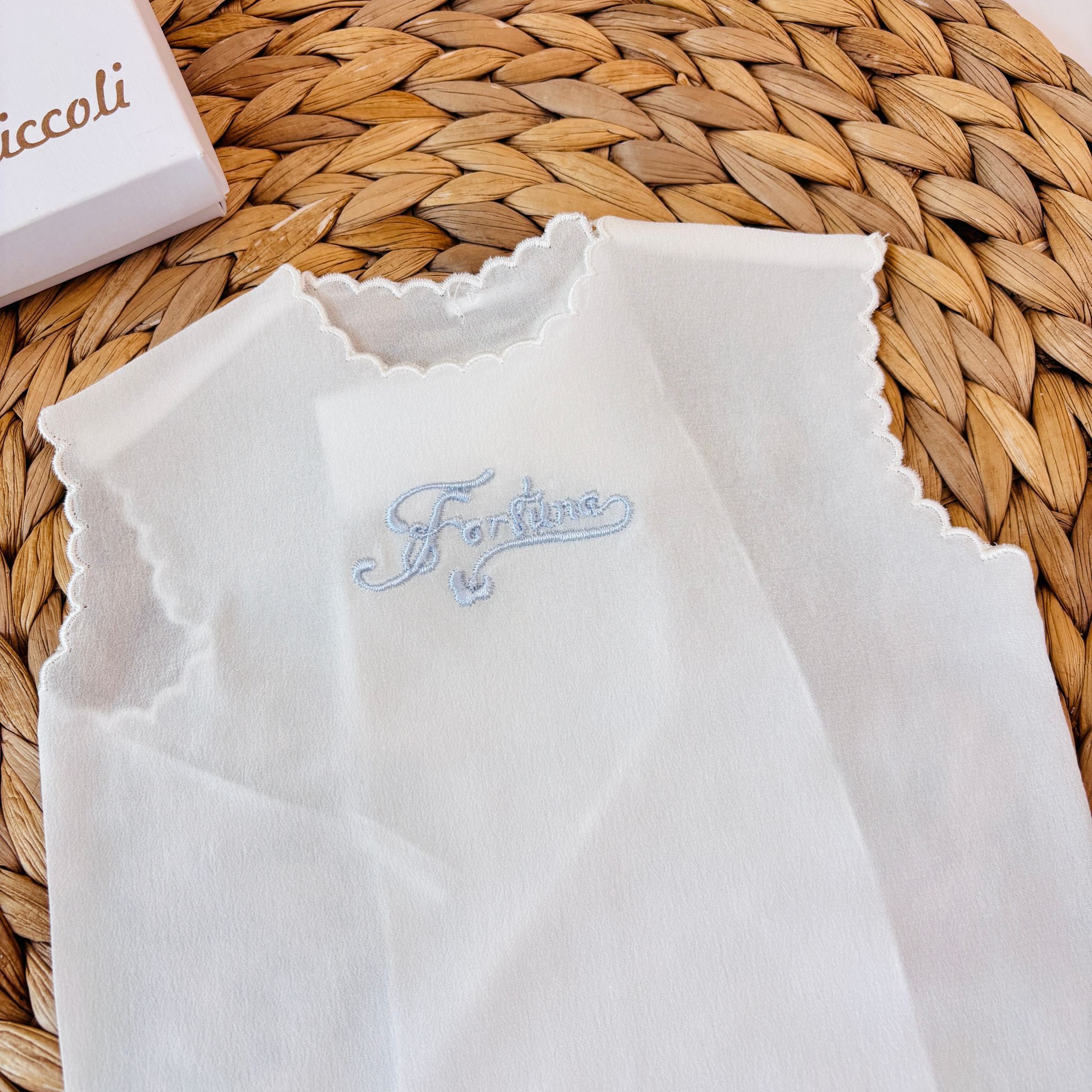 CAMICIA DELLA FORTUNA IN SETA CIELO
