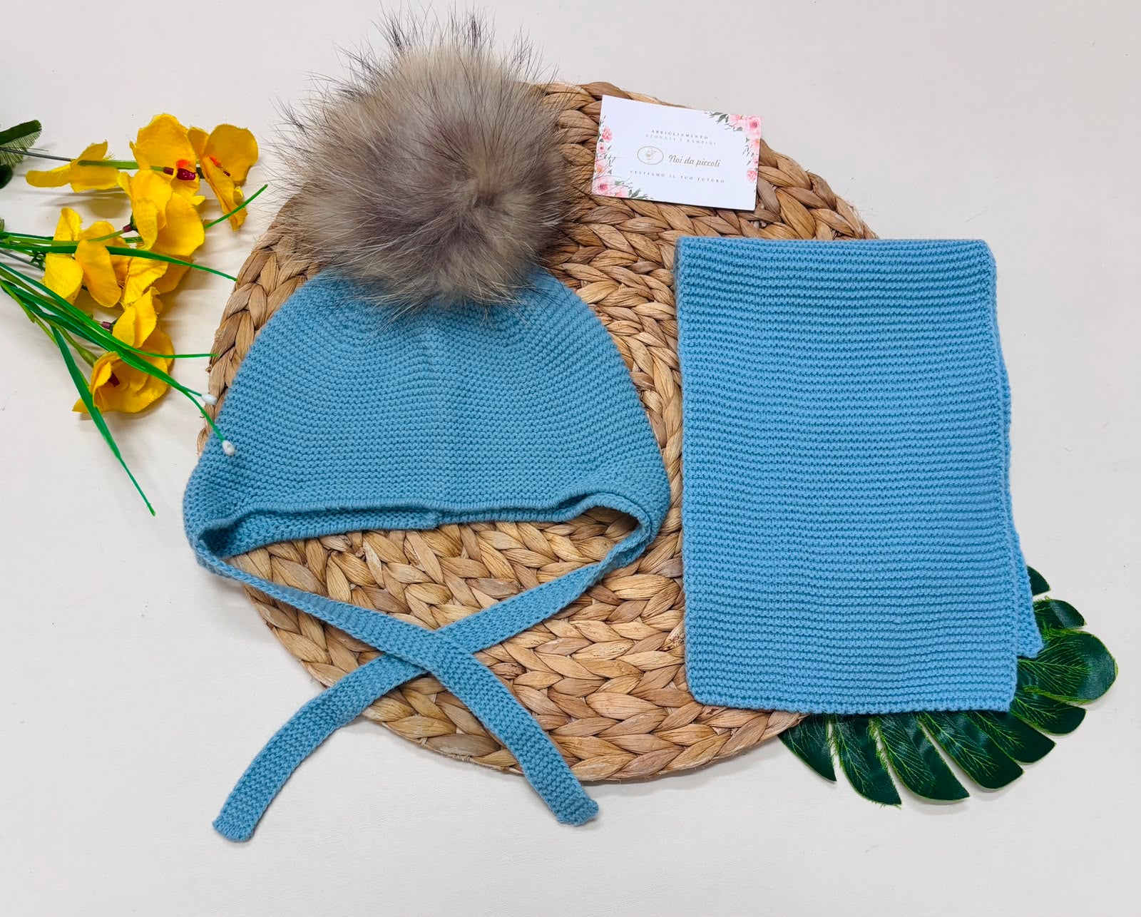 SET 2 PZ FILATO CALDO CIELO