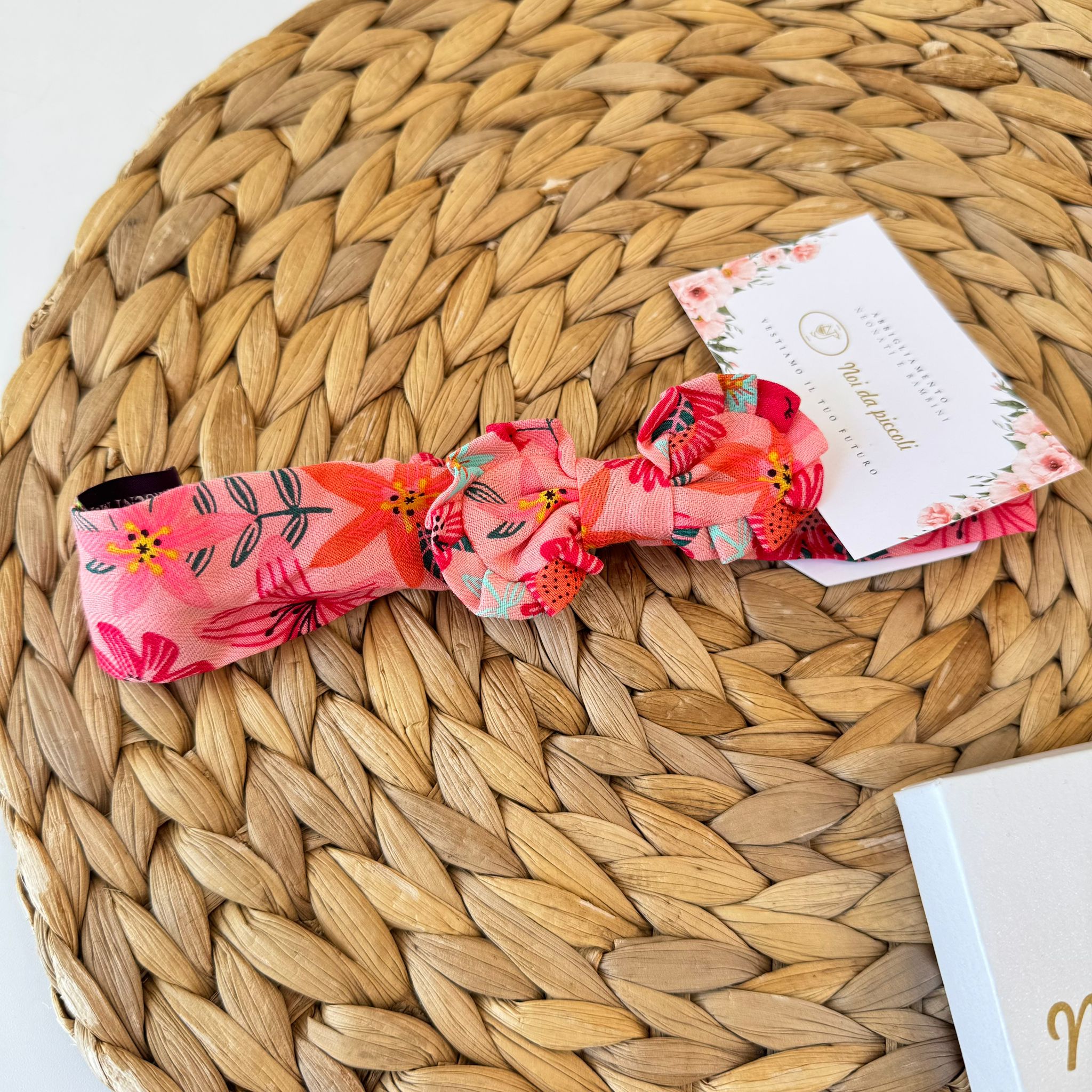 FASCIA CAPELLI ROSA - Noi da piccoli
