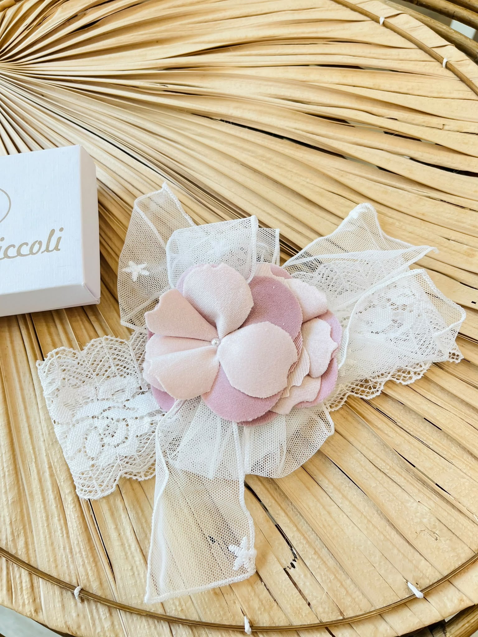 FASCIA CERIMONIALE PANNA ROSA - Noi da piccoli