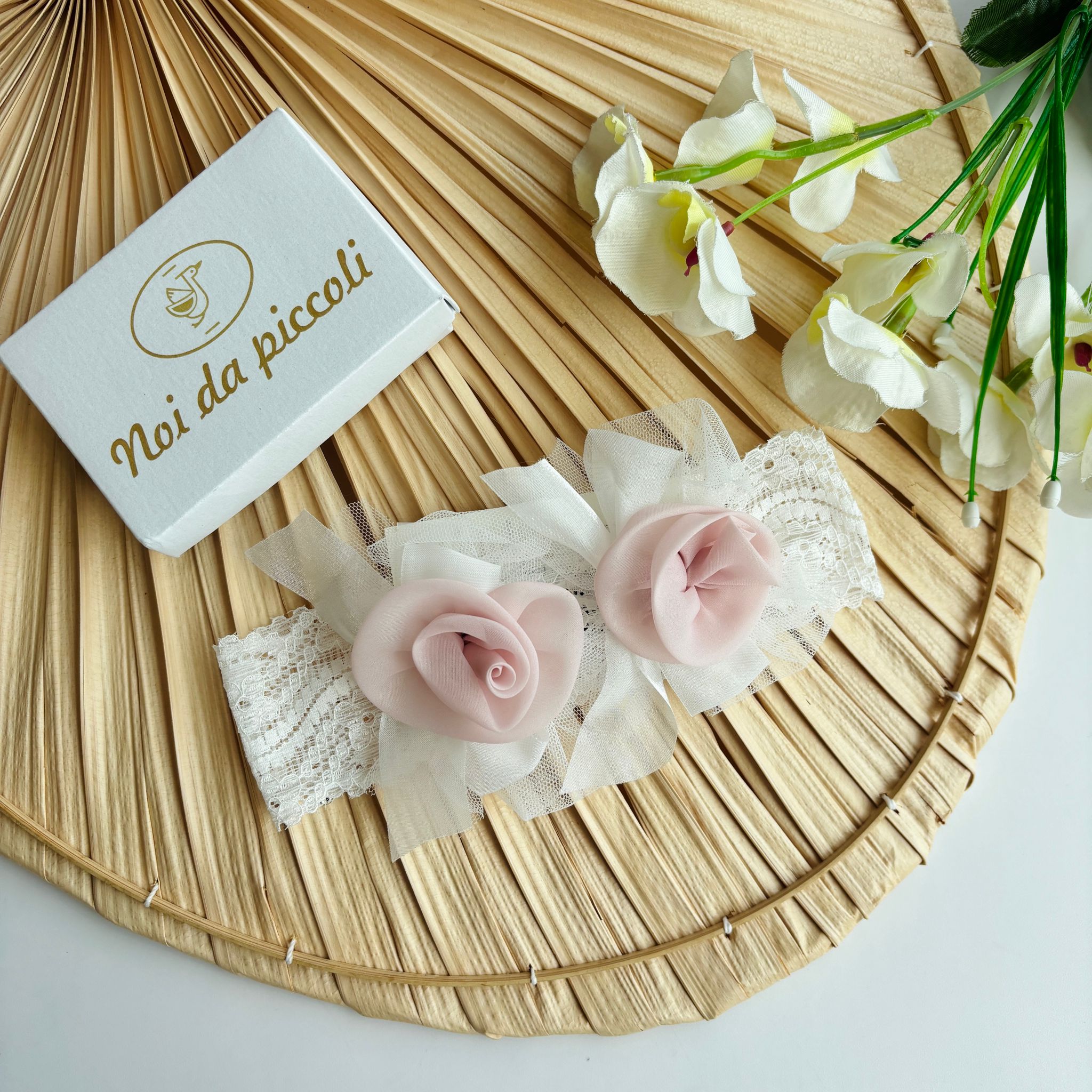 FASCIA CERIMONIALE ROSABELLA VANIGLIA ROSA - Noi da piccoli