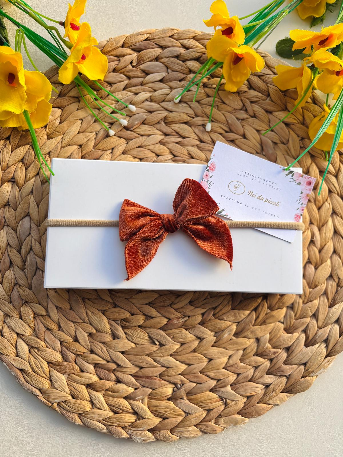 FASCIA CON FIOCCHETTO LITTLE RUGGINE - Noi da piccoli