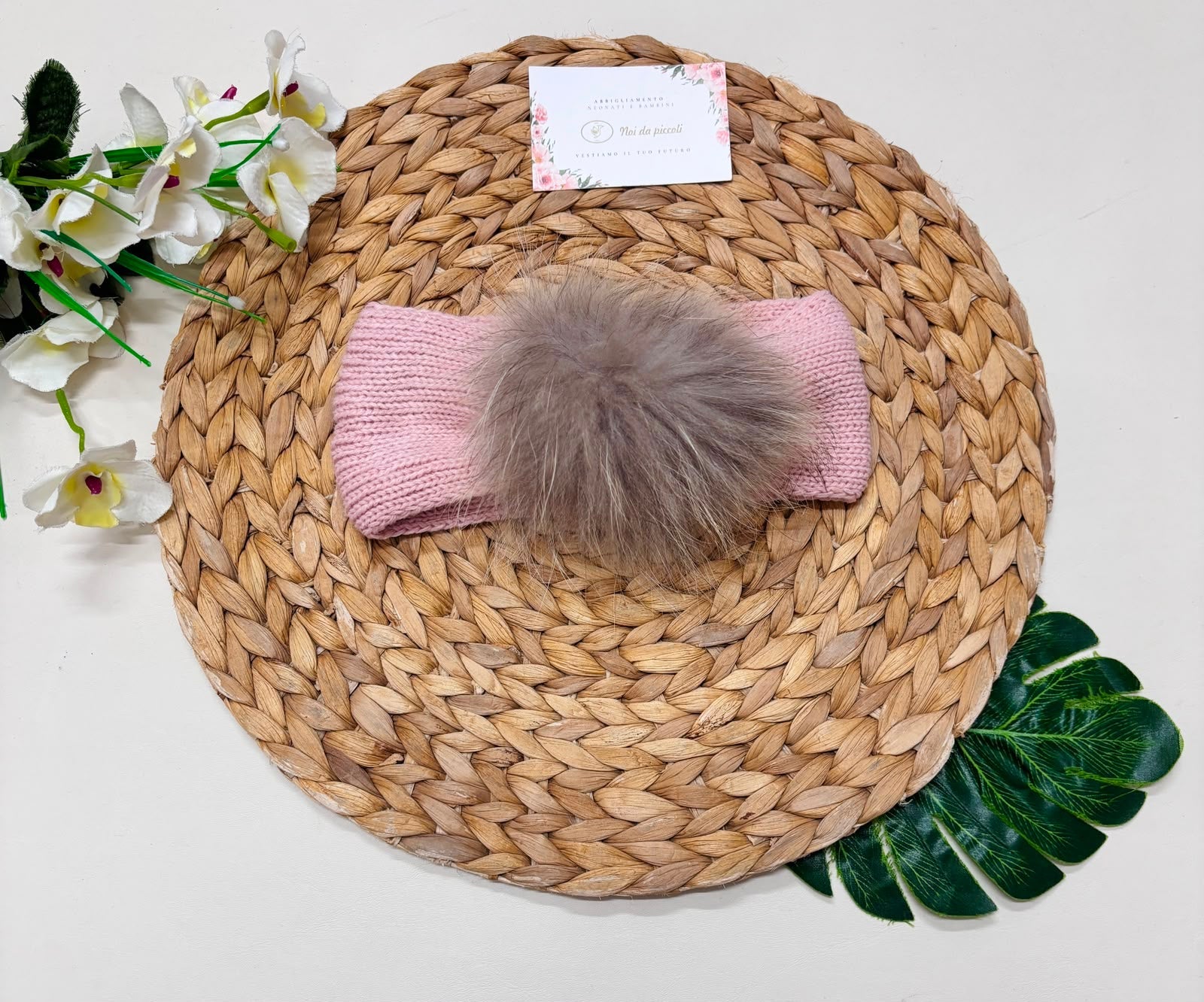 FASCIA COTONE CALDO ROSA - Noi da piccoli