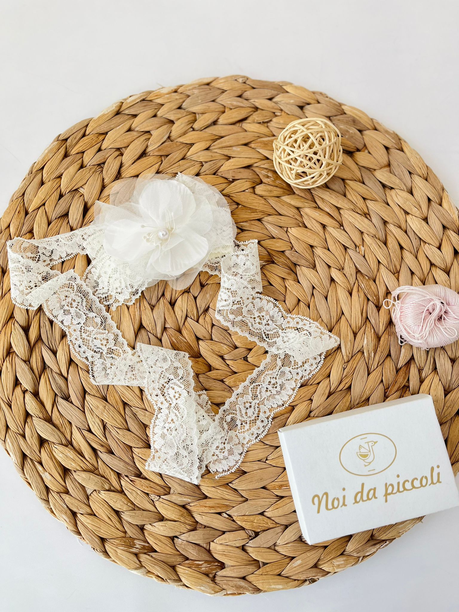 FASCIA FIORPERLA NATURALE - Noi da piccoli