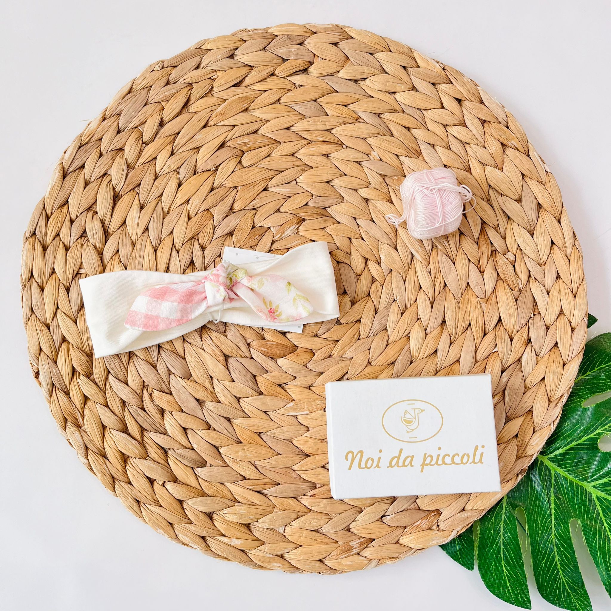 FASCIA NODINO 100 % COTONE ROSA - Noi da piccoli