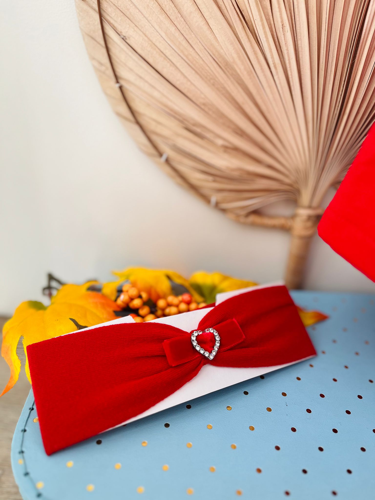 FASCIA PERCAPELLI CON CUORICINO SWAROSKI ROSSO - Noi da piccoli