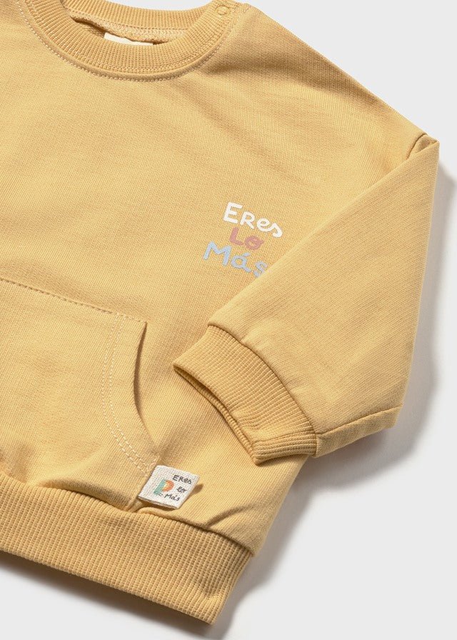 FELPINA IN COTONE MIELE - Noi da piccoli