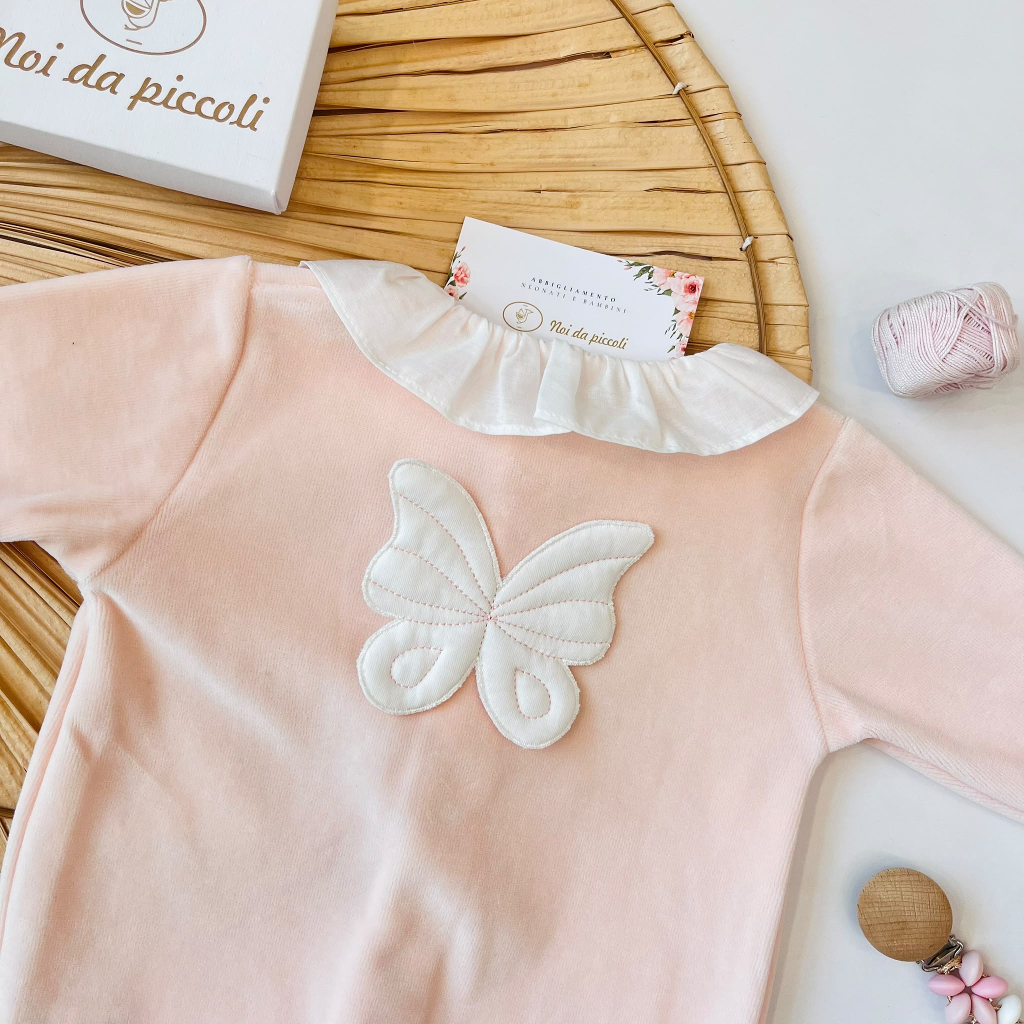 TUTINA CINIGLIA BUTTERFLY ROSA